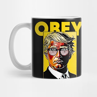 X-Ray OBEY Vision Trump Mug